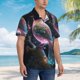 thumbnail image 3 of Balery Bird 3 Camisas hawaianas de manga corta para hombre, camisas playeras de corte holgado, camisas de vacaciones con botones,Large, 3 of 7
