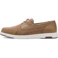 thumbnail image 5 of Nunn Bush Men's Luca Moccasin Toe Boat Oxford Lightweight Comfortable Nautical Lace-Up Shoe, Tan, 10.5 w, 5 of 7