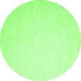 thumbnail image 1 of Ahgly Company Indoor Round Solid Green Modern Area Rugs, 4' Round, 1 of 1