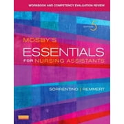 Workbook and Competency Evaluation Review for Mosby's Essentials for Nursing Assistants, Pre-Owned (Paperback)