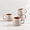 Rose Sand-6 Oz, variant on Small Stoneware Ceramic Coffee Mugs Set Of 4-6 Oz - Rose Sand