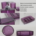 thumbnail image 7 of Bathroom Accessories Set 5 Pcs Bathroom Set, Acrylic Bathroom Decor Sets, Lotion Bottle, Soap Dish, Toothbrush Holder, 2 Toothbrush Cup, 7 of 7