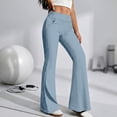 thumbnail image 2 of Wide Leg Yoga Pants For Women Running Pants Women Wide Leg Pants Woman Stretchy Pants For Women Flowy Pants For Women Lightweight Summer Pants Women Wide Leg Stretch Pants Slacks For Women, 2 of 6