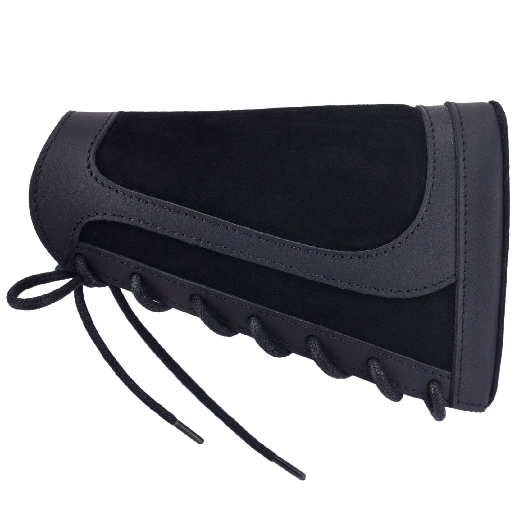 Cowhide Leather Shotgun Buttstock Shell Holder Pad for 16 Guage Right Handed Hunter Gift