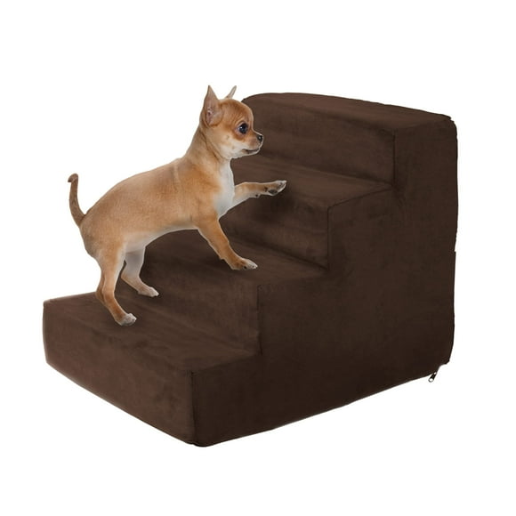 Pet Stairs Collection â Foam Pet Steps for Small Dogs or Cats, Removable Cover â Non-Slip Dog Stairs for Home and Vehicle by PETMAKER