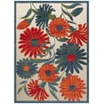 thumbnail image 2 of Nourison Aloha Indoor/Outdoor Ivory Multicolor 7'10" x 10'6" Area Rug (8x11), 2 of 9