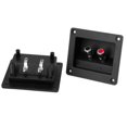 thumbnail image 2 of 2pcs Speaker Box Push Spring Type Binding Post Terminal Connector, 2 of 2