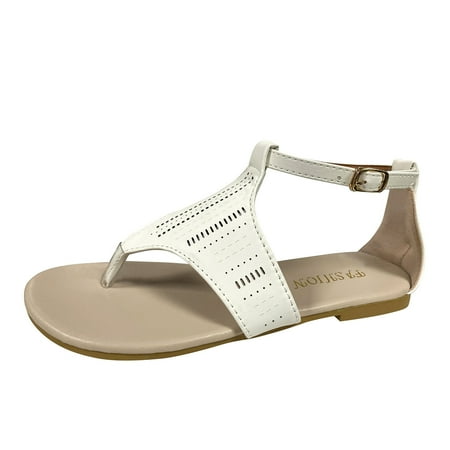 

ZIZOCWA Onesize Comfy Slippers Cat Sandals For Women Beach Sandals Cutout Fashion Roman Flat Ladies Buckle Sandals Thong Fashion Women S Sandals Flip Flops Womens Size 9