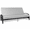 Light Grey, variant on Milliard Futon 2" Removable Cover Plush Sofa Bed Mattress, Full