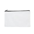 thumbnail image 2 of Estuche de Lona para Lápices Blanco 8.27x4.92 pulgadas con Cremallera Organizador, Bolsa Portátil para Utilería con Asa, Neceser de Viaje Multifuncional, Paquete de 1, 2 of 6