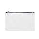 thumbnail image 2 of Organizador portátil de estuche de lápices de lona - Bolsa de almacenamiento de bolígrafos con cremallera y asa reforzada | Blanco | Multifuncional para papelería, cosméticos, accesorios de viaje, 2 of 6