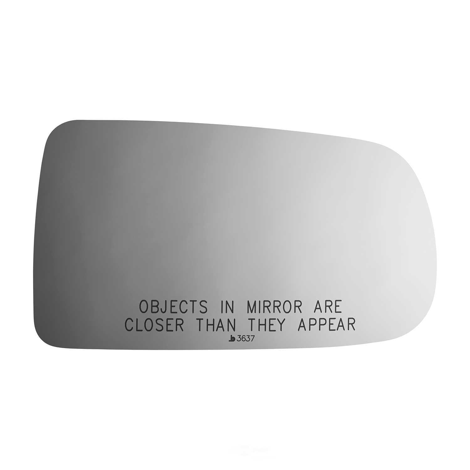 Burco Side View Mirror Replacement Glass - Clear Glass - 3637