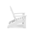 thumbnail image 3 of Miekor Furniture White Adirondack Chair – Premium HDPE Poly Lumber for Pool, Patio, and Garden Elegance 8777, 3 of 5