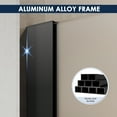 thumbnail image 5 of Sunny Shower Black Framed Bathroom Shower Door 36x72 Inch Steam-Resistant Glass, 5 of 8