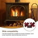 thumbnail image 3 of Bewildely Ventilador de chimenea, ventilador de para sala de estar, quemador de leña para salón, ventilador de estufa con cabezales dobles, Electrodomésticos Gran rojo Bewildely HA007779-05B, 3 of 6