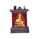 thumbnail image 1 of Decoración luminosa navideña Decoración navideña iluminada Manualidades en miniatura Navidad Chimenea, 1 of 9