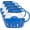 Blue, variant on Patented Micro-Pop Microwave Popcorn Popper with Temperature Safe Glass, 3-in-1 Lid Measures Kernels and Melts Butter, Made Without BPA, Dishwasher Safe, 1.5-Quart, Aqua