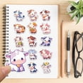 thumbnail image 4 of 50Pcs Rainbow Cow Stickers Vinyl Decals Cute Animal Stickers for Kids Teens Assorted Stickers for Classroom 1 Set, 4 of 8