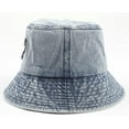 thumbnail image 3 of CoCopeaunt Denim Bucket Hat for Women Girls Cute Heart Skull Cap Sun Protection Sun Hat Soft Adjustable Fisherman Cap Outdoor, 3 of 5