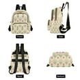 thumbnail image 4 of FORMRS Mini Backpack Purse for Women Travel Daypack Casual Shoulder Bag, Pastel Green Geometric, 4 of 7