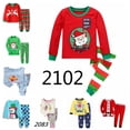 thumbnail image 2 of Conjunto de pijamas de Navidad para niños y niñas, ropa de dormir de manga larga para primavera, 2 of 4