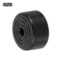 thumbnail image 3 of Uxcell Furniture Feet 1"x 2" Round Plastic Furniture Legs for Sofa Chair 4Pack, 3 of 6
