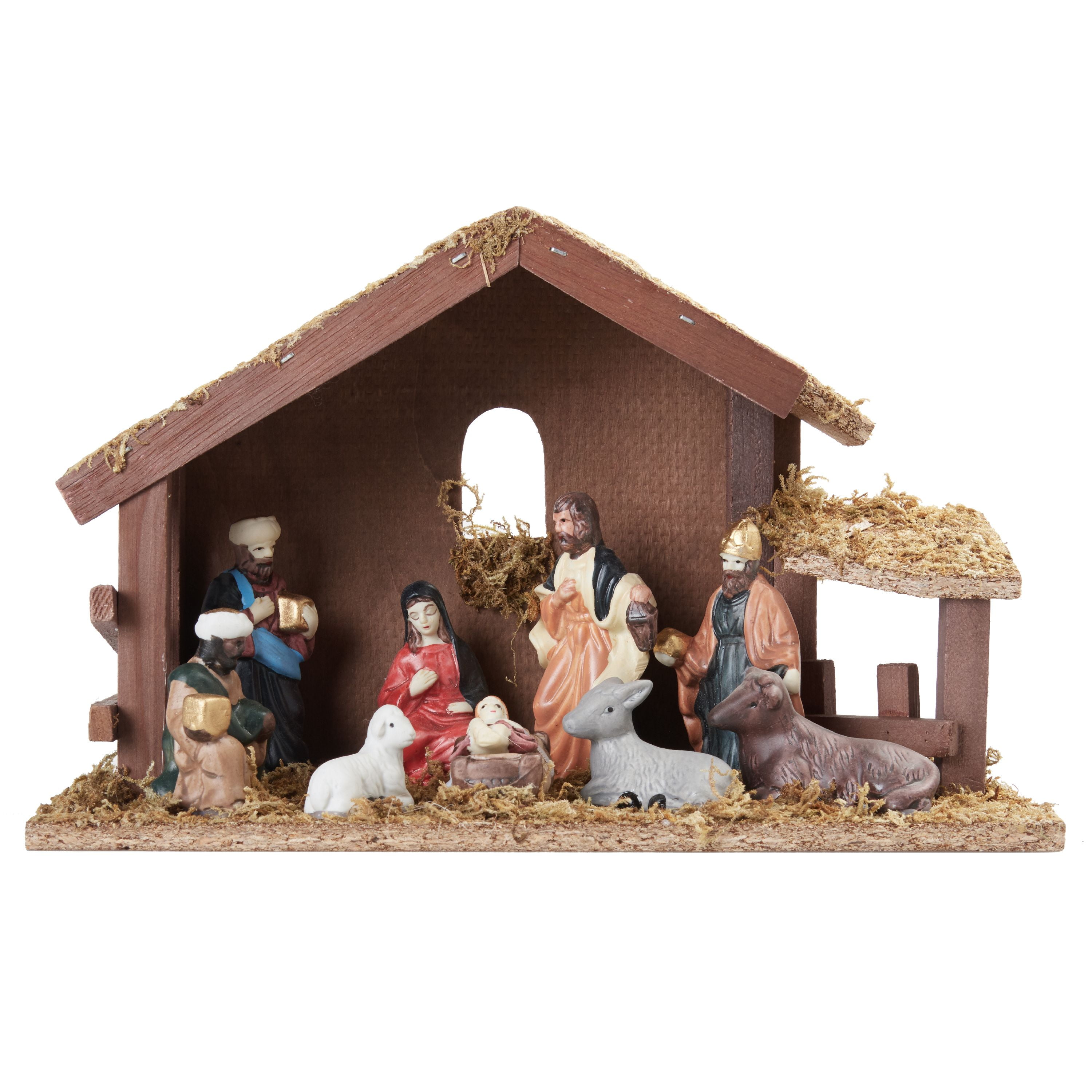 walmart outdoor christmas nativity sets