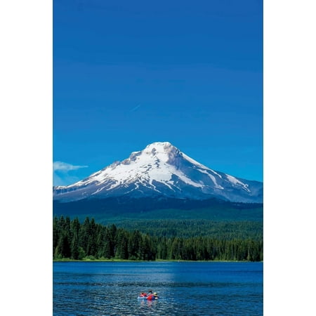 Mt. Hood and Trillium Lake in Oregon Journal: 150 Page Lined Notebook/Diary (Best Lakes In Oregon)