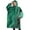 Green Marble Color, variant on Oversized Wearable Blanket Hoodie,White Marble Copper Line Pattern Sherpa Blanket Hoodie with Super Pockets,Super Warm Fuzzy Pullover for Women & Men