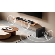 onn Bluetooth 2.1 Channel Soundbar System with Dolby Atmos, 32, Black