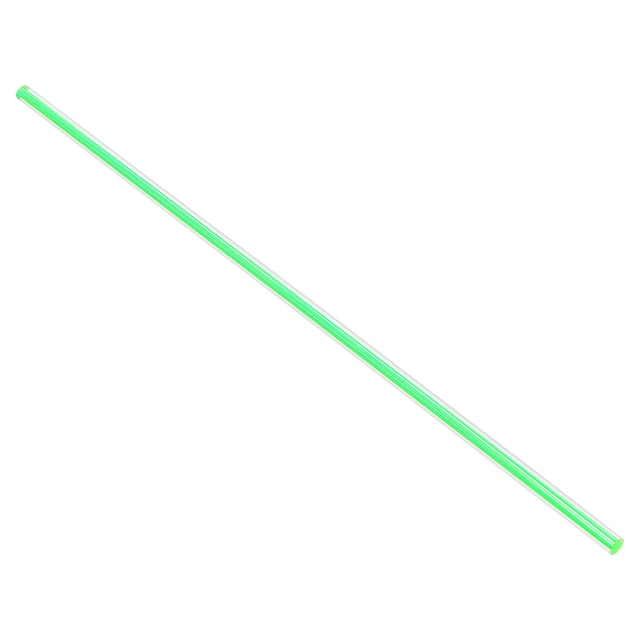 Unique Bargains 8mmx500mm Straight Light Green Line Solid Acrylic Round Rod