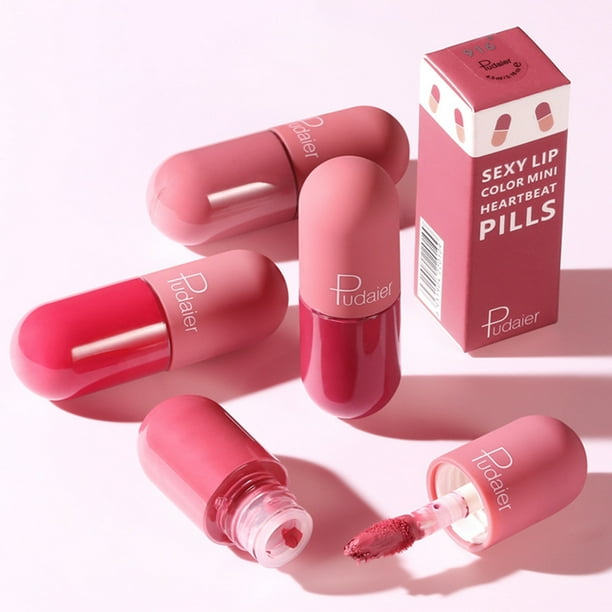Sijiali Matte Velvet Mist Moisturizing Non Sticky Mini Liquid Lipstick Lip Plumper Gloss