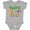 AC-Heather Grey, variant on Twins Happen Baby Gift Boys or Girls Baby Bodysuit