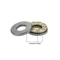 thumbnail image 2 of F7-17M Miniature Thrust Ball Bearings 7mmx17mmx6mm Chrome Steel with Washers 2 Pcs, 2 of 5