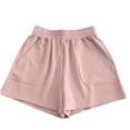 thumbnail image 7 of QSAWXQZ Women's Cotton Shorts Elastic Waist Solid Loose Shorts with Pockets XL, 7 of 7
