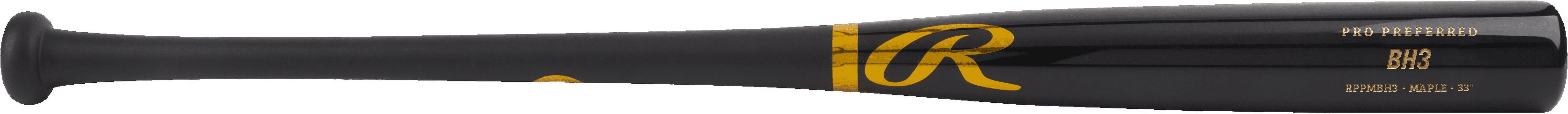 Rawlings Pro Preferred Wood Bat - Maple - BH3 Pattern | 31" | -3