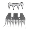 thumbnail image 2 of 2Pcs Carbon Steel 13 Teeth Sheep Shears Curved Tooth  7mm Teeth Spacing Wool Clipper Comb Cutter Trimmer For Skilled Workers Use, 2 of 8