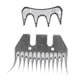 thumbnail image 1 of Cuchilla para tijeras de oveja Cuchillas para corte de lana curvadas Amplia aplicación para corte ANGGREK Otros, 1 of 8