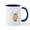 White/Navy Inside, variant on CafePress - Bunny Egg Mugs - 11 oz Ceramic Mug - Novelty Coffee Tea Cup