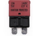 thumbnail image 1 of GFDYREE Disjoncteur à Réinitialisation Automatique 10 Amp T1 14V DC Profil Bas ATC/ATO Disjoncteur à Fusible 10A Disjoncteur E37 1 Pack, 1 of 6