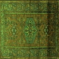 thumbnail image 1 of Ahgly Company Indoor Square Persian Green Traditional Area Rugs, 3' Square, 1 of 1
