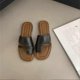 thumbnail image 3 of Minimalist Roman Flat Sandals Womens Summer Sandal Slip-On Shoes Versatile Casual Slippers Vacation Beach Wear, 3 of 4