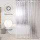 thumbnail image 4 of Cortina de Ducha Antimoho 180 x 200 cm, Cortinas de Ducha Lavables EVA Semitransparentes 3D con 12 Ganchos, Impermeable Antibacteriano de Secado rápido, para bañera, baño JM MX-0136511FYD, 4 of 4