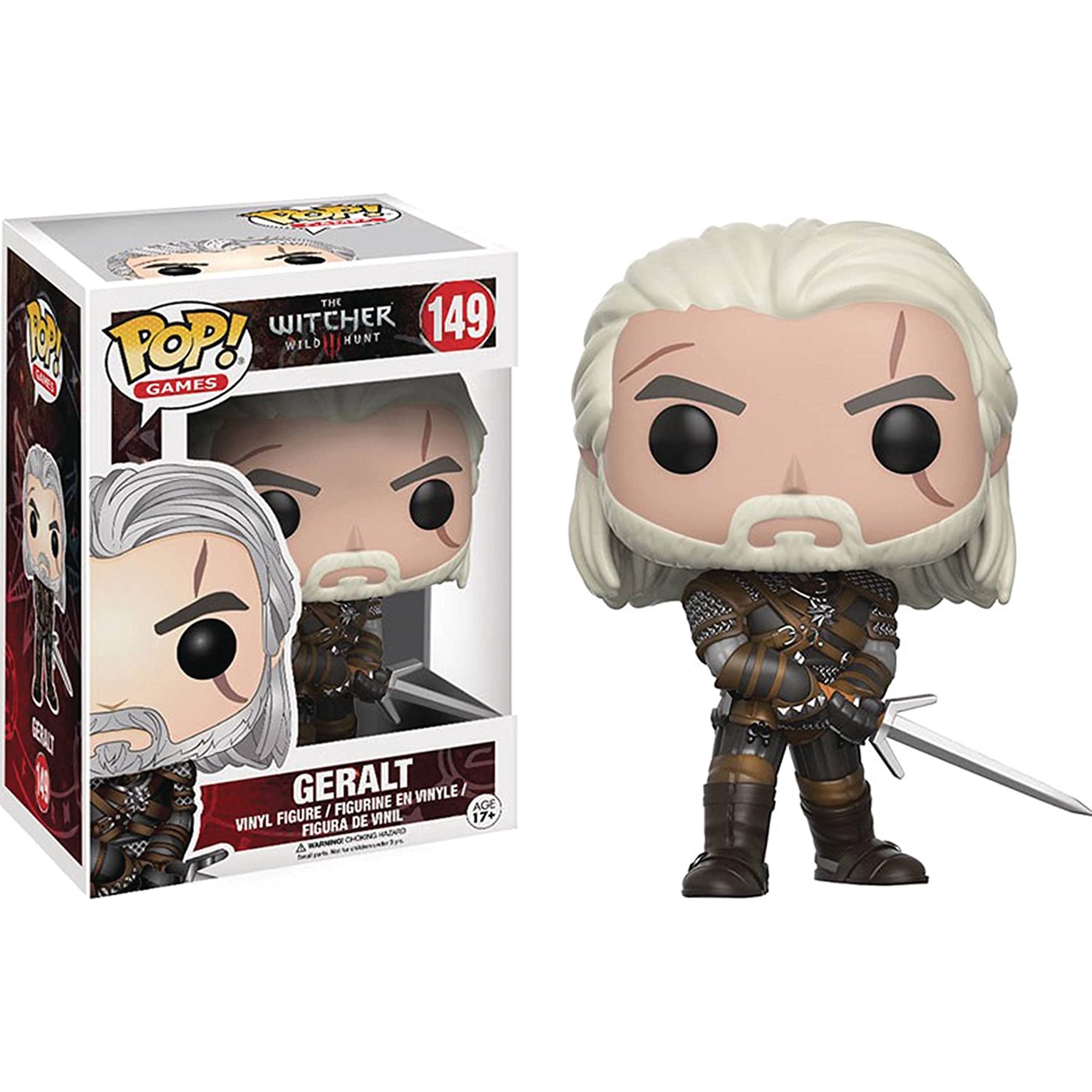 The Witcher Ciri Funko Pop! Vinyl Figure - Bundled With Pop Box Protector Case, 3 3/4 Inch Collectible