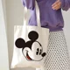 thumbnail image 3 of Bolso de mano de lona para mujer, estilo urbano, de Disney, Minnie y Mickey Mouse, ecológico, estilo Harajuku, 3 of 5