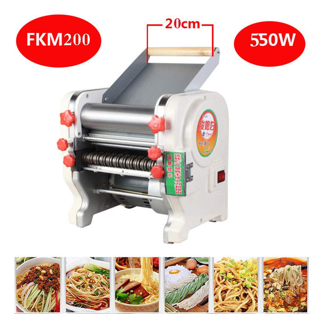 750W Electric Pasta Press Maker Noodle Machine Dumpling Commercial Home Use 20CM 