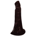 thumbnail image 1 of Disfraz de cosplay de Halloween con capa de terciopelo VGLOOK con capucha, 1 of 3