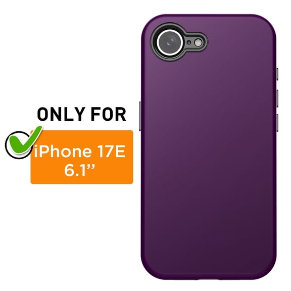 AICase For iPhone 17e 2026 Case Military Heavy Duty Shockproof Rugged Hybrid Protective Cover Cushion Phone Case 3-Layer