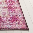 thumbnail image 6 of SAFAVIEH Tucson Rorie Medallion Machine Washable Area Rug, Burgundy/Pink, 4' x 6', 6 of 13