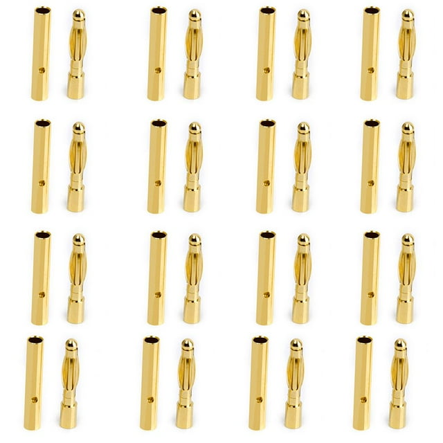 20 s 2mm Gold-plated Banana Connector for RC Battery Motor